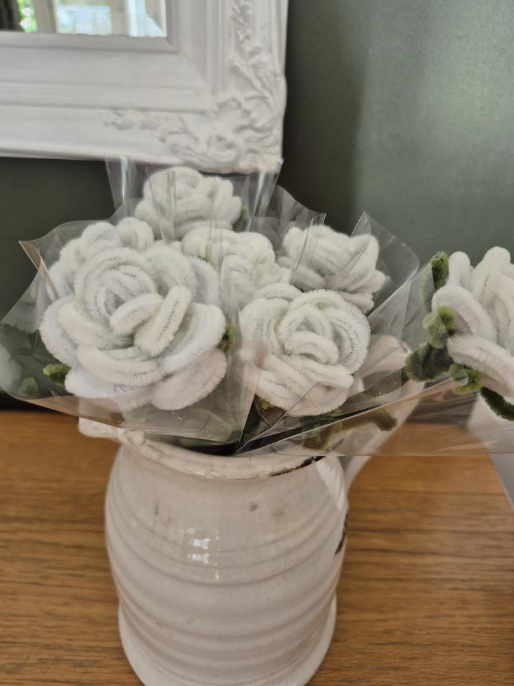 Handgemaakte Roos van Pijpenragers