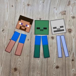 Traktatie sjabloon - Chips Minecraft